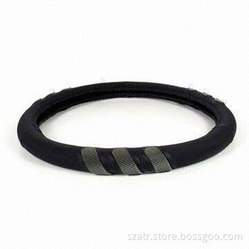 44240 Car Steering Wheel Cover, Mede of PU or Leather